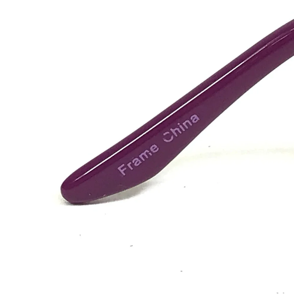 Jubilee Eyeglasses Frames Shiny Purple Oval Full Wire Rim 53-17-135